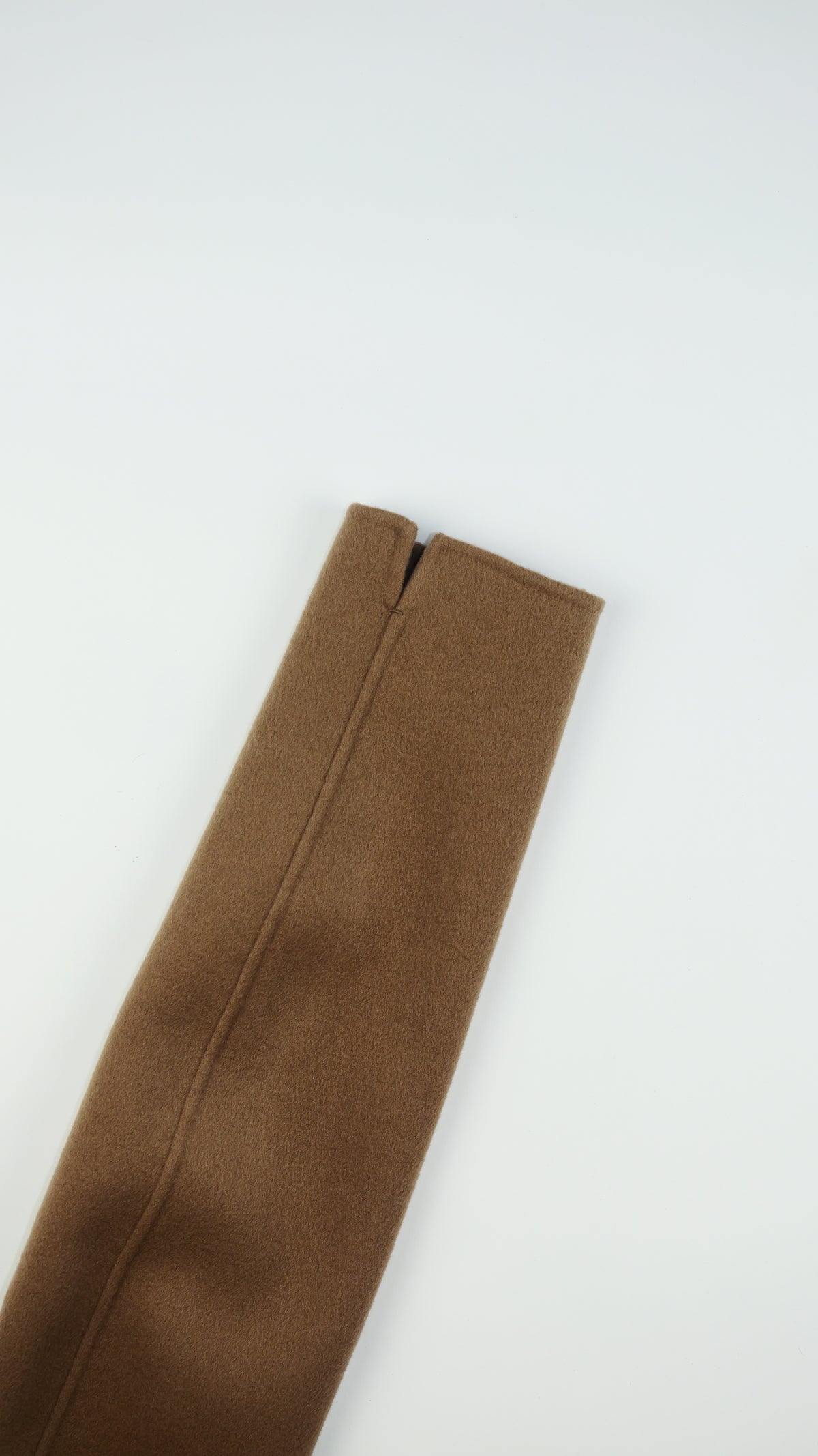 MAX MARA 'Bahamas' Camel Wikkeljas in Double-Face Wol