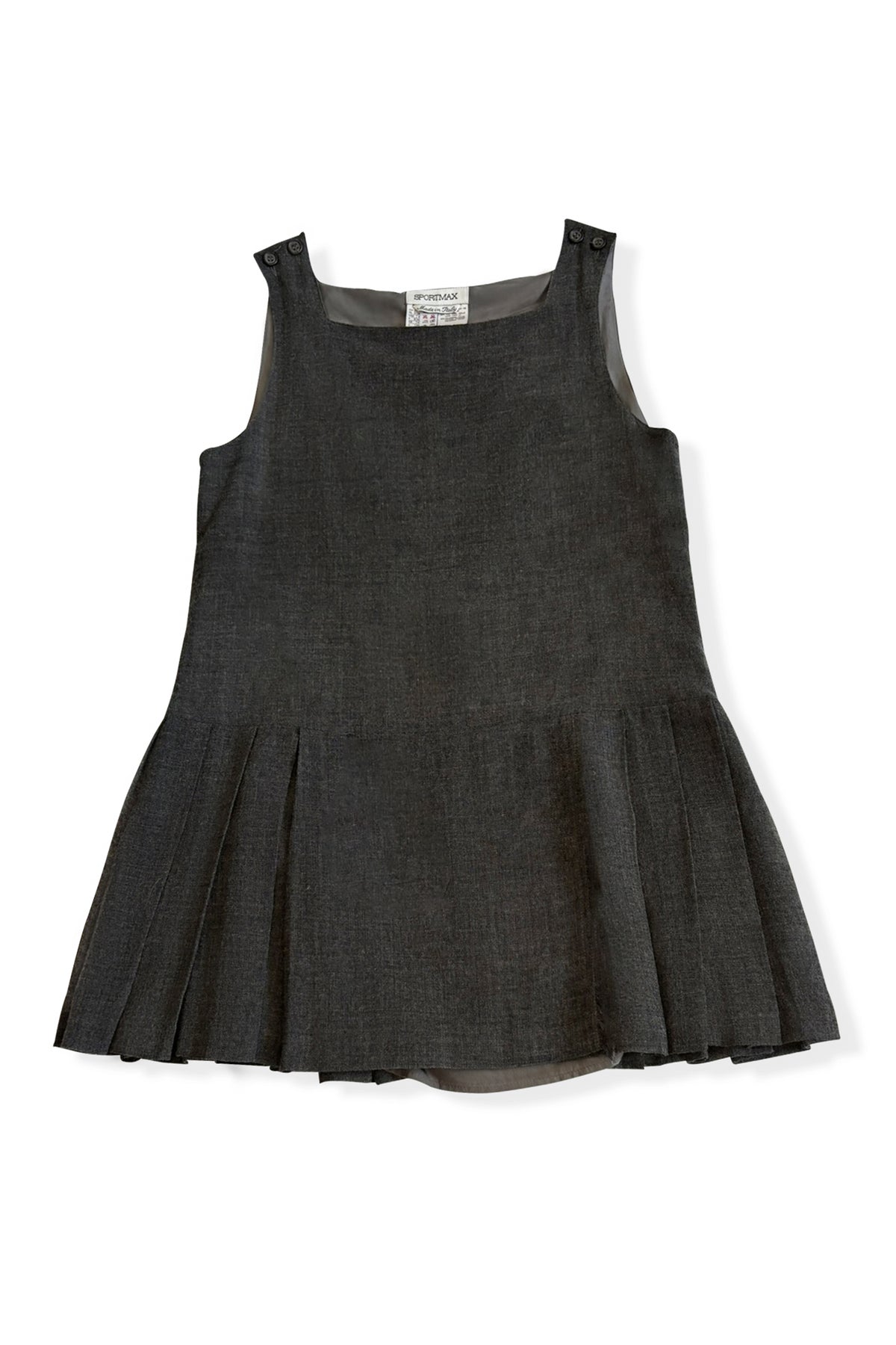 SPORTMAX grijze wollen overgooier: speelse wolmix – comfortabel en chic.