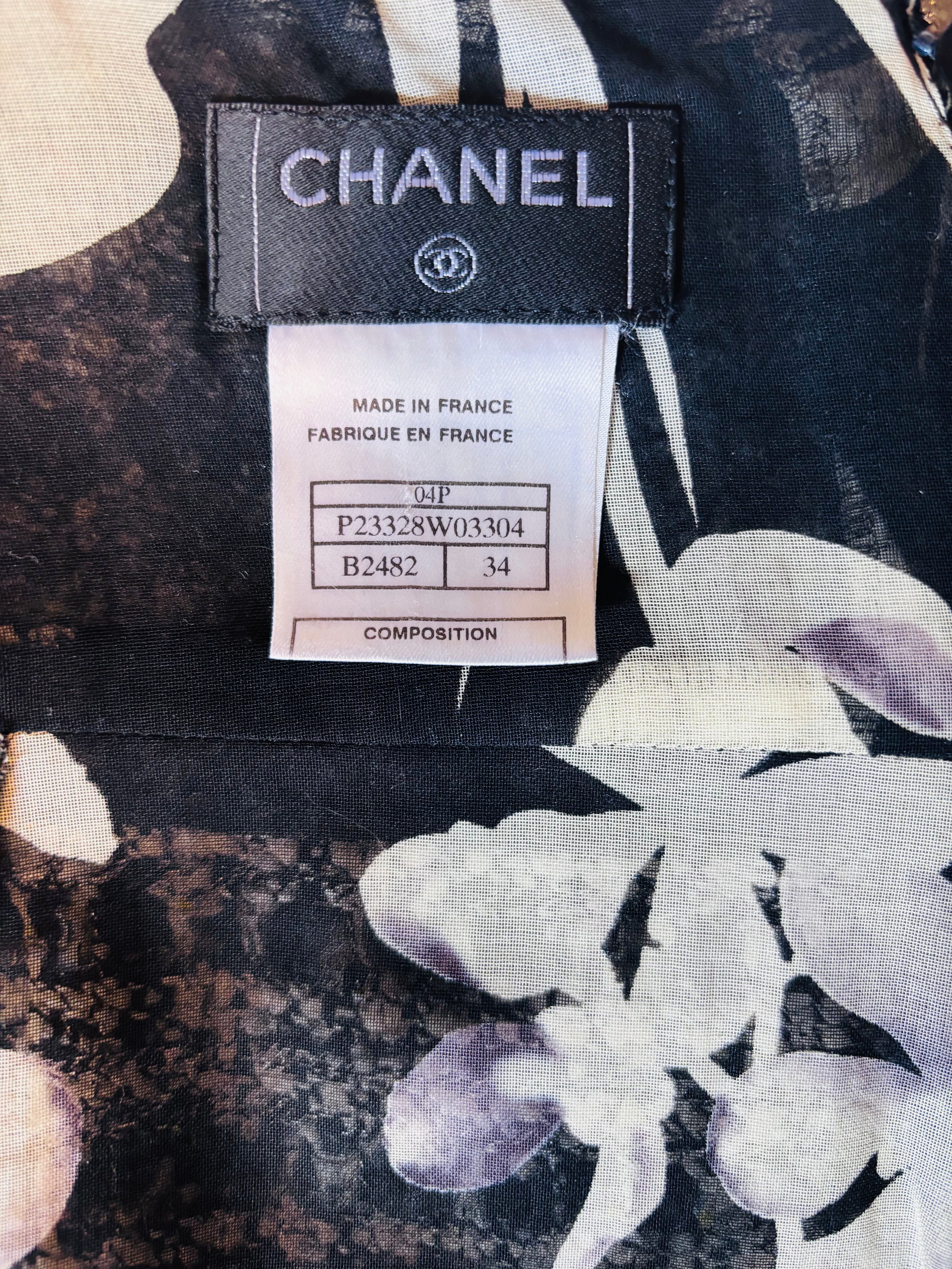 CHANEL Tweed Skirt with Silk Monogram Underskirt: Iconic.