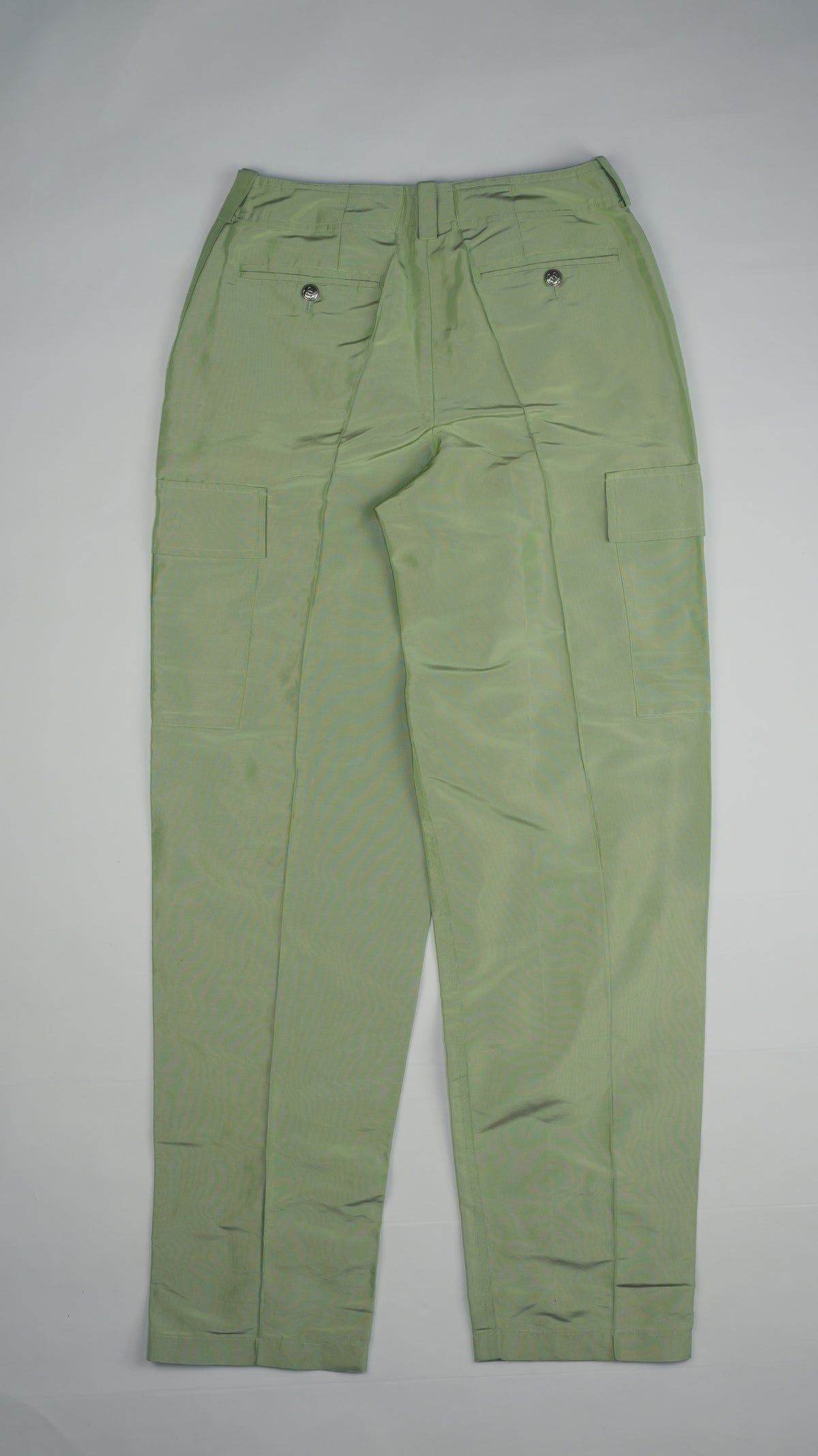 CHANEL Vivid Green Silk Cargo Pants – Silk Cargo Commando