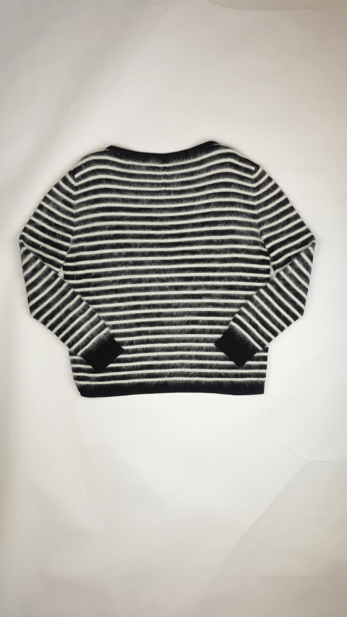 Pull Saint Laurent Rayé en Laine et Angora