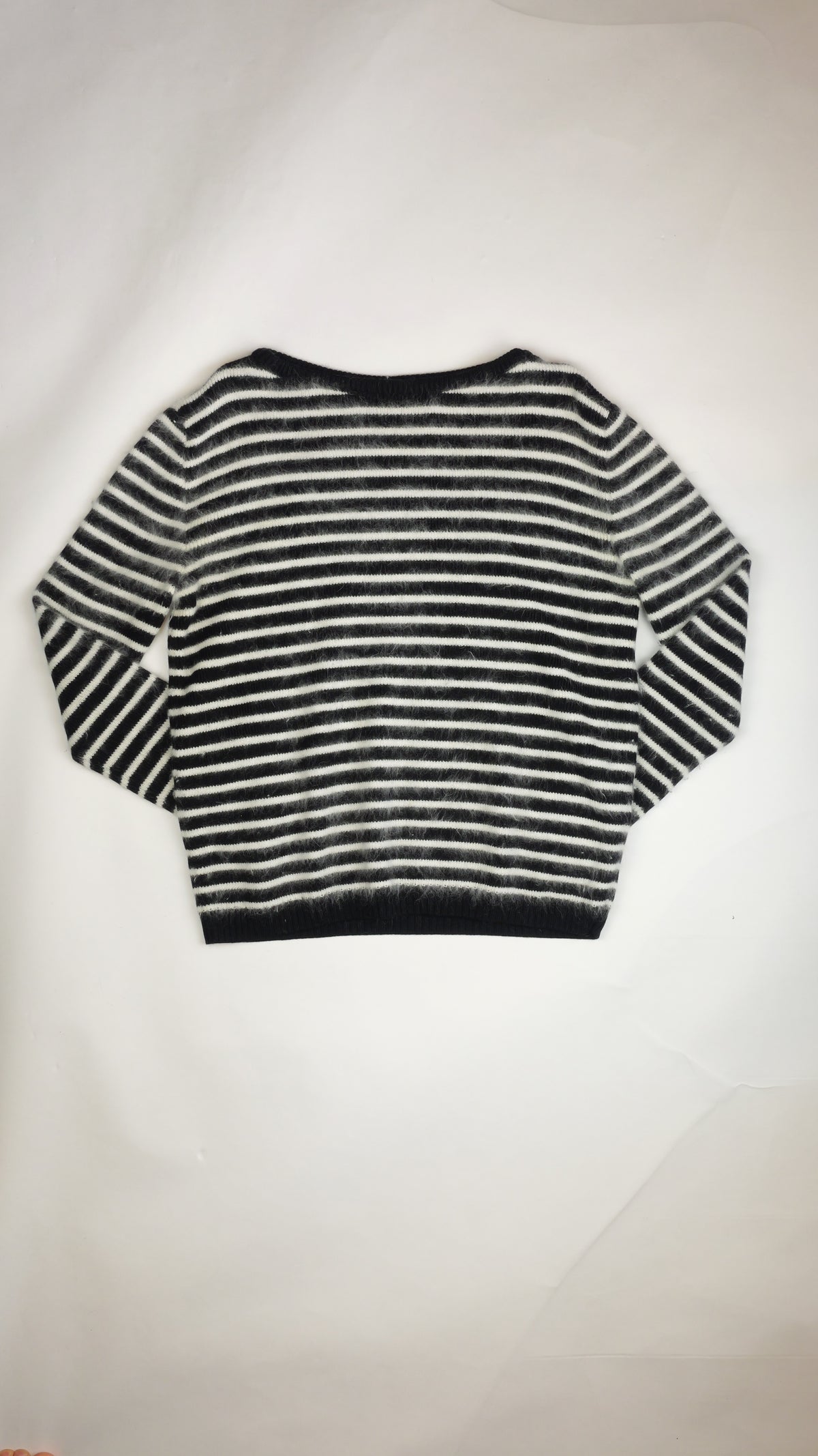 Pull Saint Laurent Rayé en Laine et Angora
