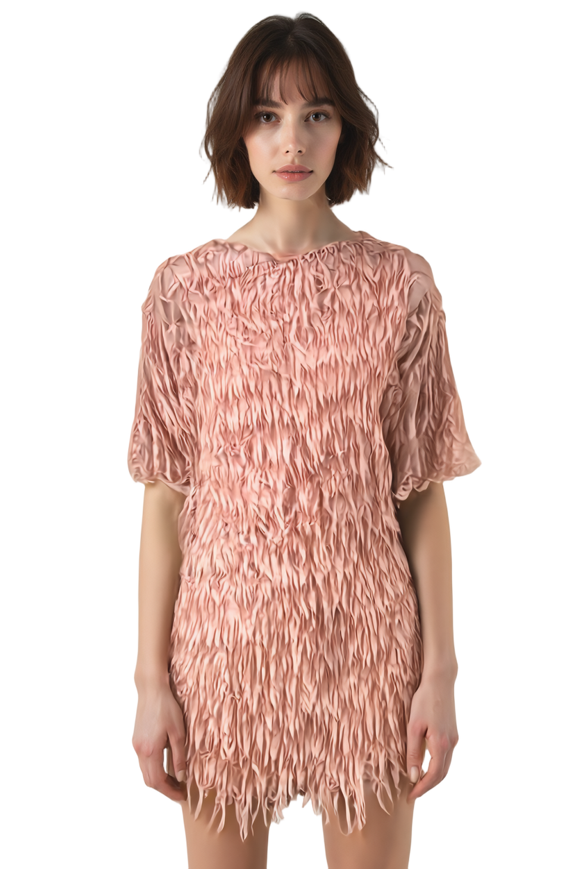 Timiami Blush Mini Dress & Top – Funky Blush Bliss