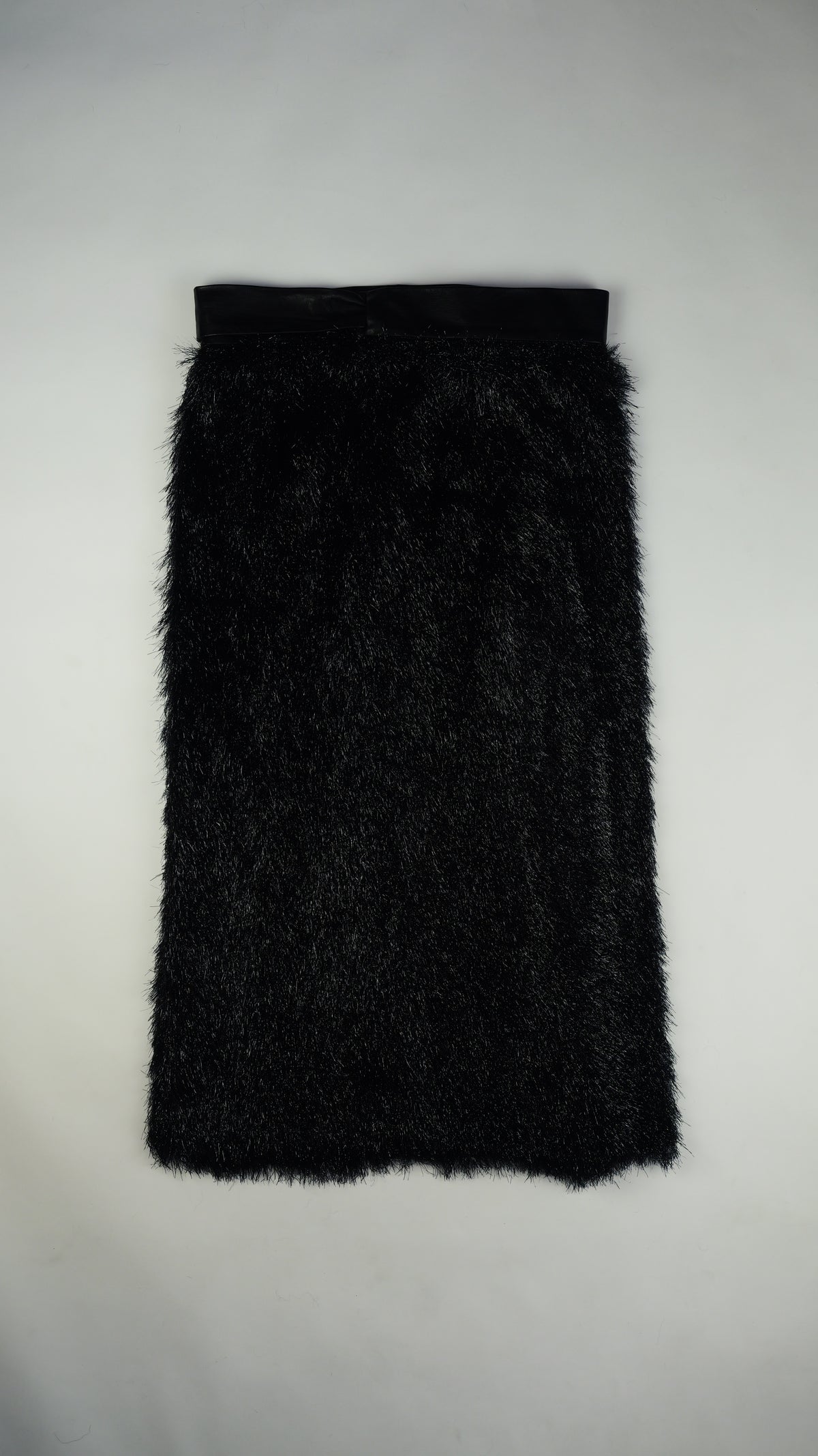 PETAR PETROV Black Wrap Skirt with Leather Belt – Wrap & Rule