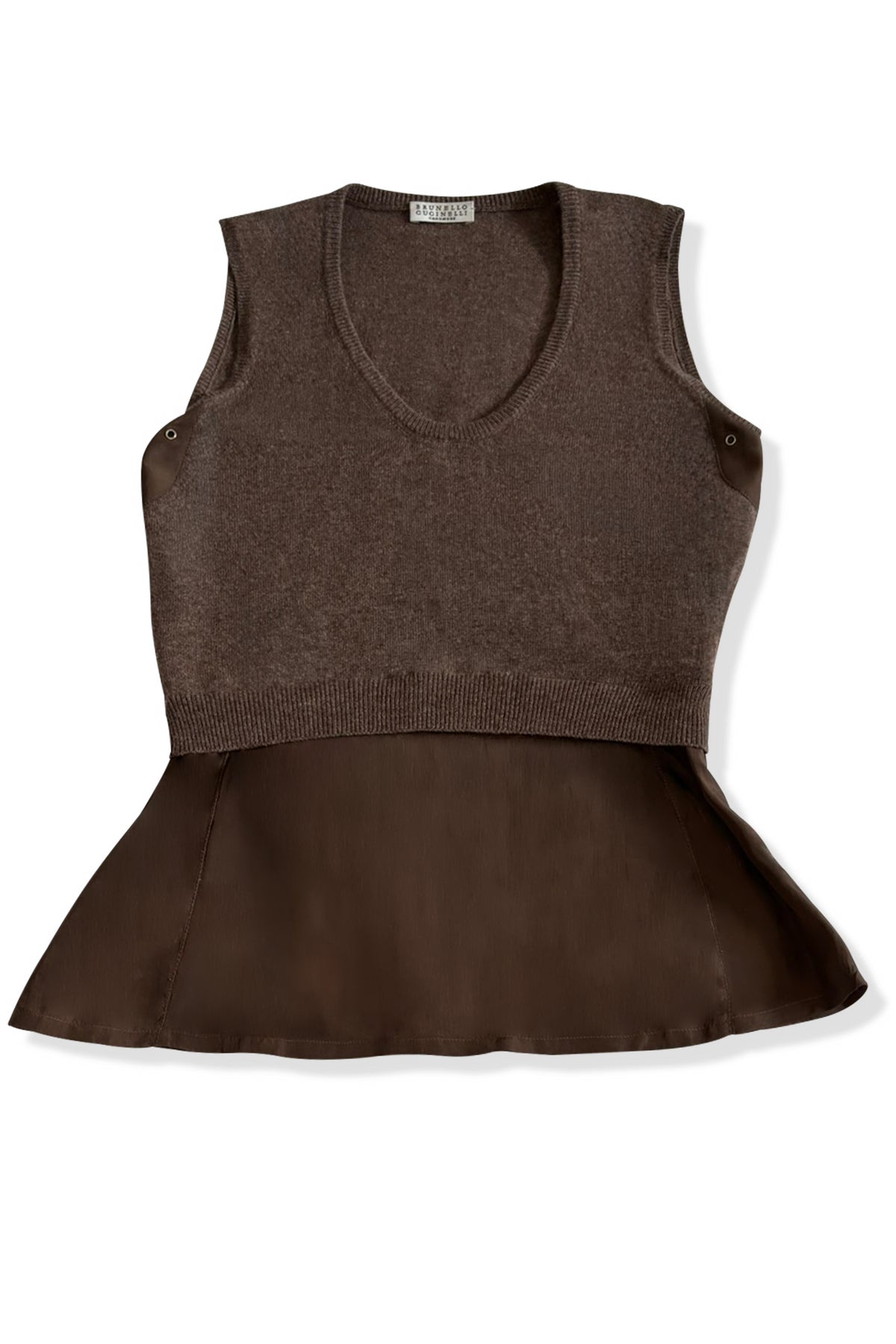 BRUNELLO CUCINELLI Cashmere en Zijde Twin-Set