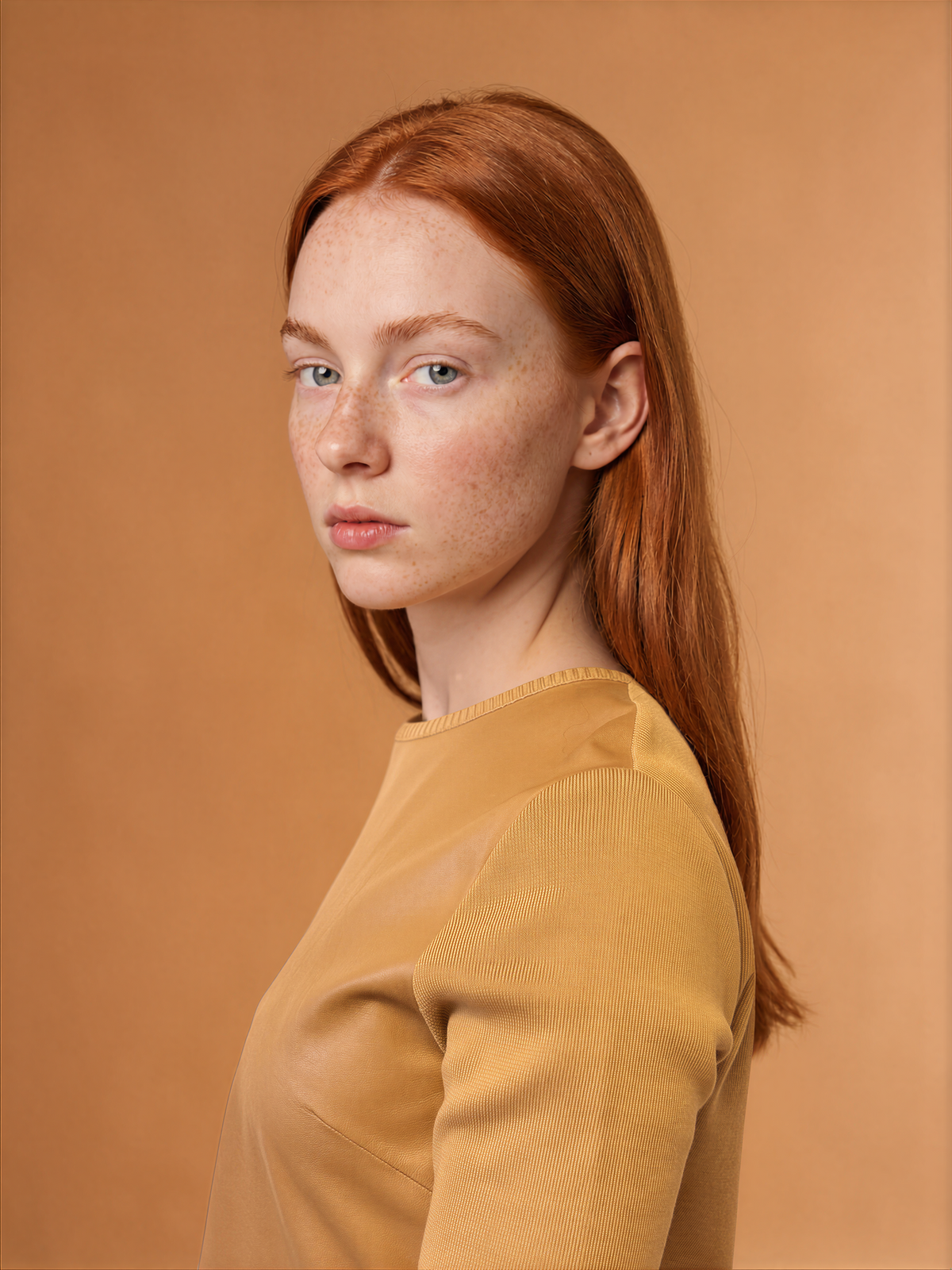 SPORTMAX T-shirt leder en katoen