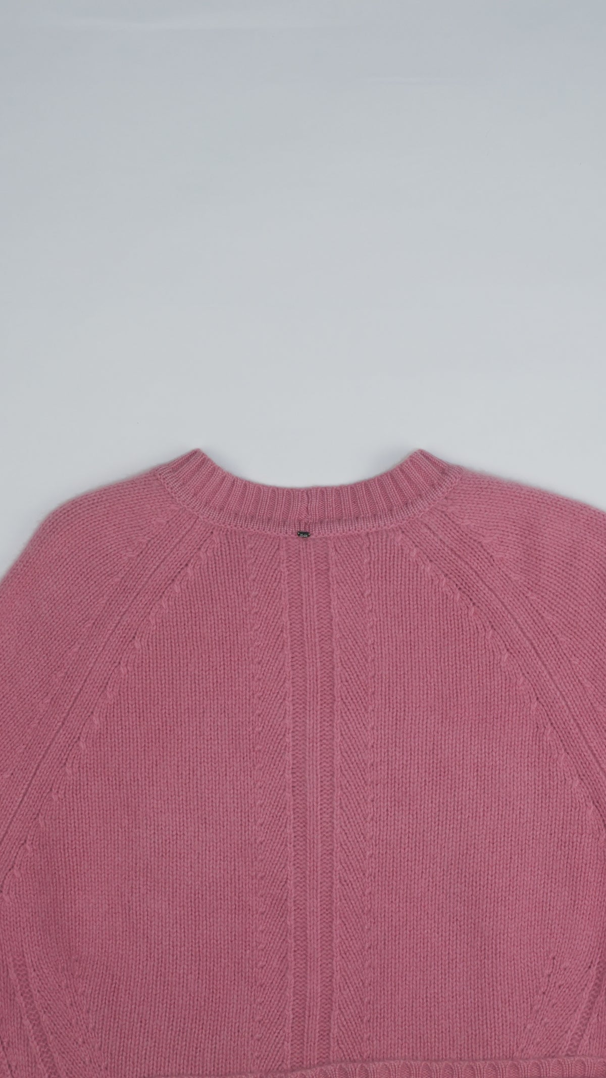 SPORTMAX Roze Streelzachte Kasjmieren Swing-trui