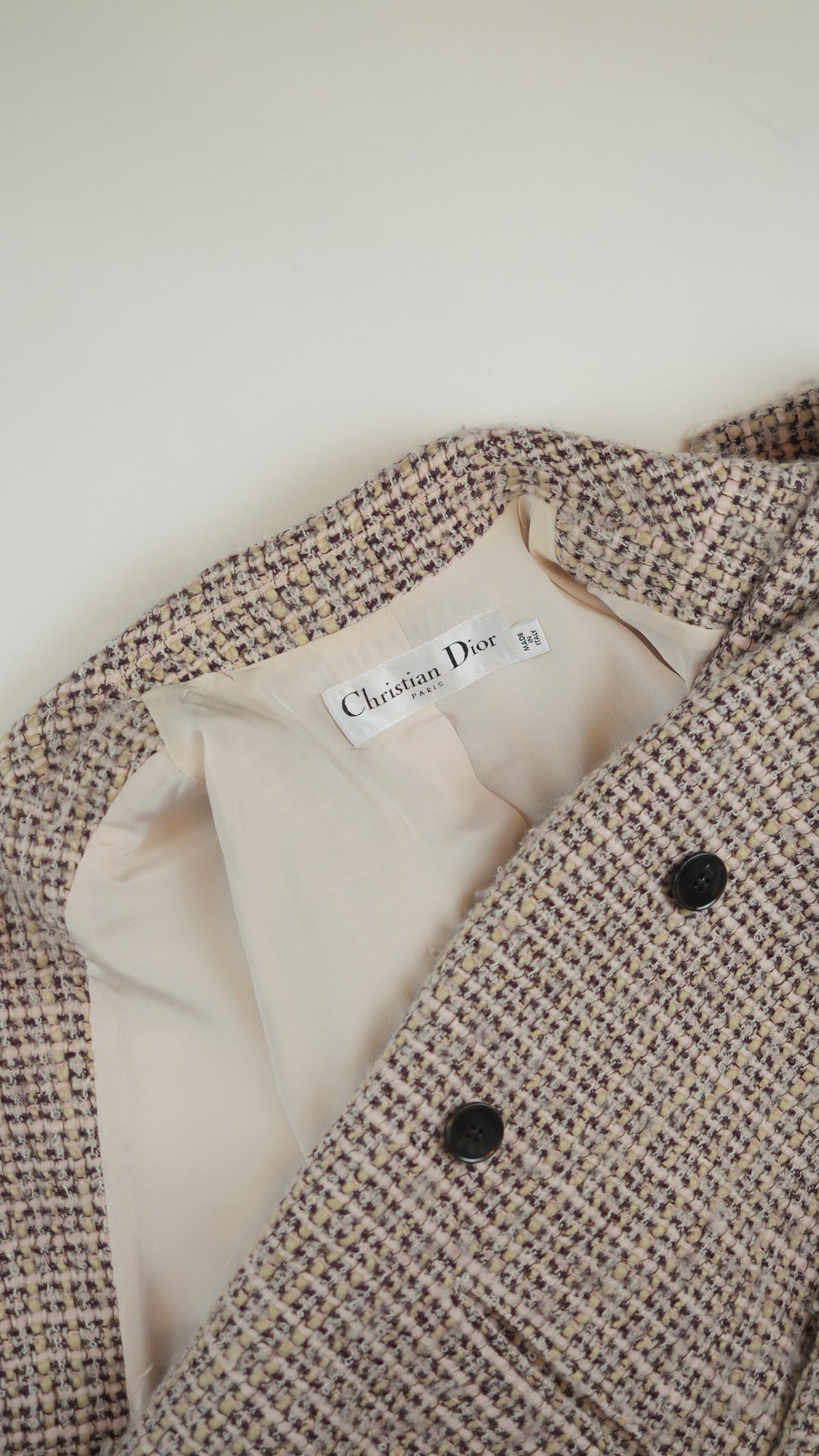 DIOR Mid-Season Silk-Lined Coat – Silk Lining Seduction