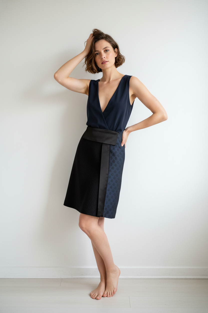 The Row Asia-Inspired Skirt: Flowy Eastern Luxe – Silk Road Panache.