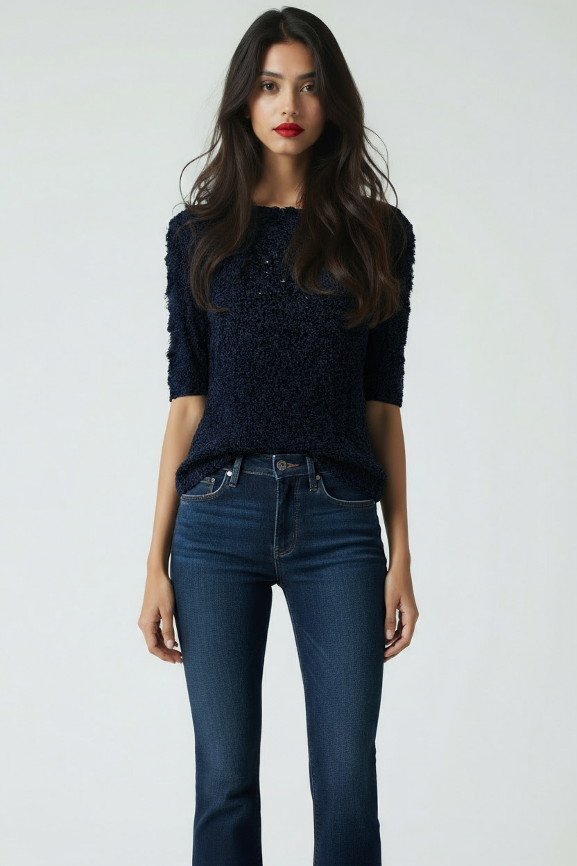 Stella McCartney Special Knit Top: Sustainable Blend Chic – Eco-Queen Knit Aura.