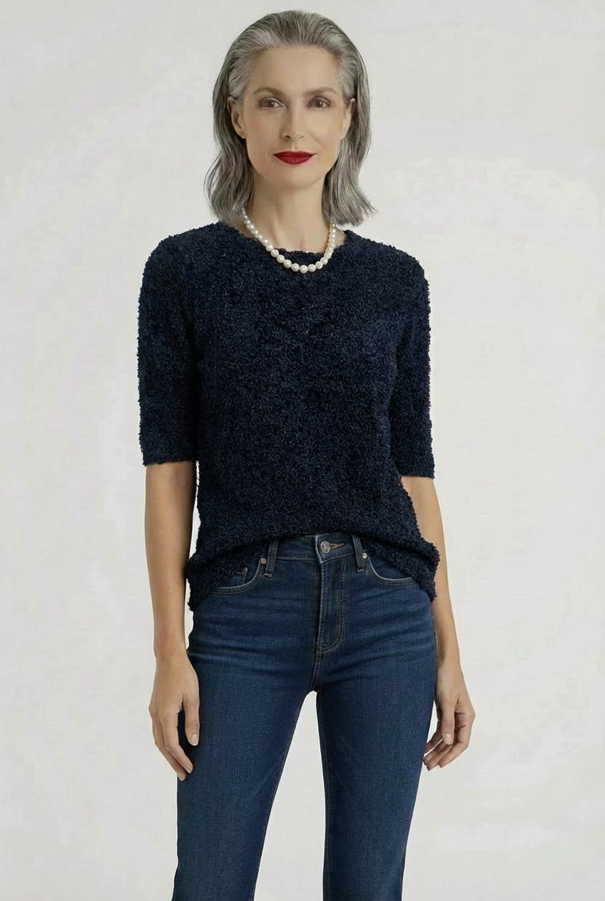 Stella McCartney Special Knit Top: Sustainable Blend Chic – Eco-Queen Knit Aura.